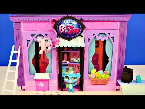 Littlest Pet Shop 135 Piece Style Set Custom Design Exclusive Minka Sunil Kitery Toys LPS Pets
