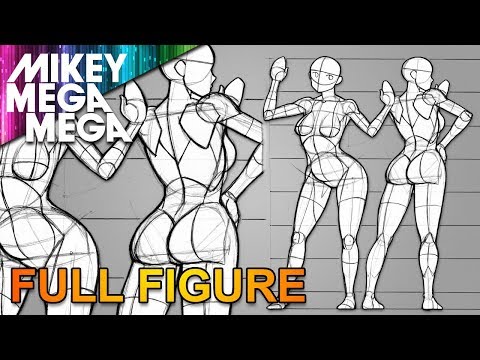 video-linktoworks-DRAWING FULL BODY PROPORTIONS FOR WOMEN IN ANIME …