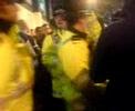 Everton FC v WBA - Crowd Trouble/Singing