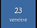 Numbers 0-100 in Italian.