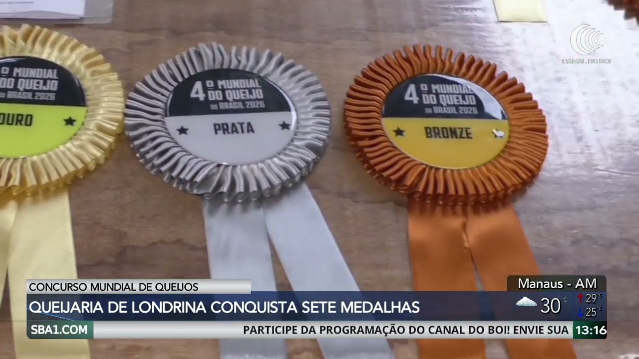 Queijaria de Londrina conquista sete medalhas no Concurso Mundial de Queijos