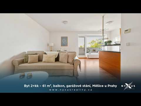 Video Prodej bytu 2+kk, 61,1 m² s balkonem, sklepem a parkovacím stáním, Habrová, Měšice u Prahy