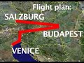 Flightplan: Venice / Budapest / Salzburg