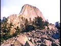 Formation of Devils Tower (Bear Lodge) Wyoming