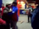Bustillos, Pitcher del Equipo Venados de Mazatlan en un pleito que tuvo con aficionados de su ex equipo Yaquis de Cd. Obregon. En el estadio Tomas Oroz Gaytan.   Los aficionados le gritaron cosas y el respondio queriendo pelear. mal mal mal....  (No tome mas video pq mis hermanas no kerian,jejeje)