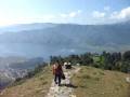 The Long Downhill "walk" from Sarangkot to Pokhara ...
