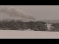 North Yorkshire Moors Railway  - Whitby to Battersby in a blizzard
