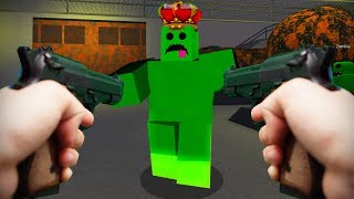 Realistic Roblox Zombie Attack King Slime Minecraftvideos Tv