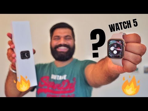 Apple Watch Series 5 Unboxing & First Look - 44mm Stainless Steel Gold Cellular - It's HOT🔥🔥🔥