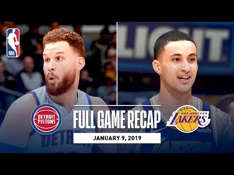 Video: Full Game Recap: Pistons vs Lakers | Kyle Kuzma's Career Night
