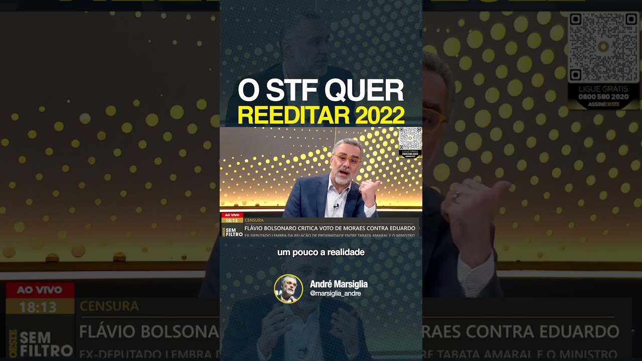 🚨 O STF QUER REEDITAR 2022