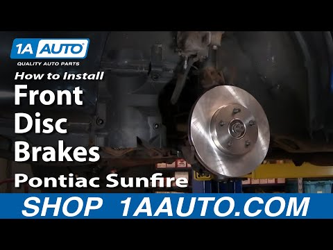 How To Install Replace Front Disc Brakes Cavalier Sunfire 92-05 1AAuto.com