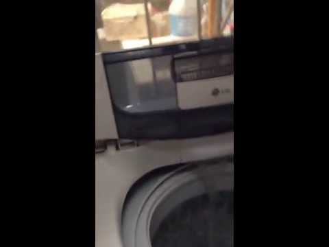 how to drain lg automatic washing machine
