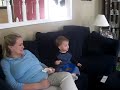 Gavin watching the Wiggles Gavin watching the Wiggles