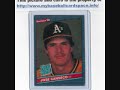 Famous Baseball and Sports Cards