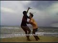 Baankrood beach kitejumping Thailand