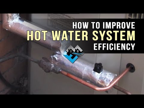 how to insulate hot water system