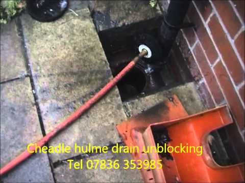 how to unblock outside drain uk