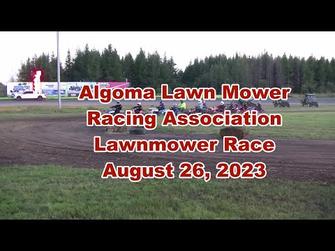 Laird Raceway Intermission Lawnmower Race Aug 26, 2023