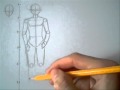 How to draw a male manga body