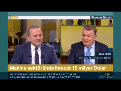 Sami Altınkaya BETONSTAR - NTV Economic Notes Broadcast Bauma 2019 - Chairman of the Board Oğuz Diken | April 19, 2019