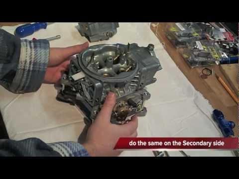 how to rebuild a holley 4 barrel carburetor