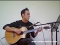 Bob Marley-No woman no cry-Fingerstyle Guitar Cover (Ruddy Meicher)+voice