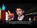Huge dragon lights up Taipei