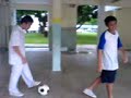 Soccer stunts by ah leong and zainul [filmed las yr]