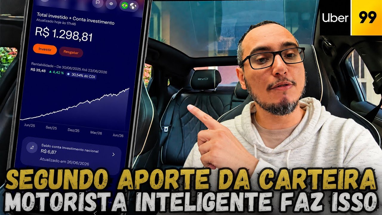 Apenas 1% dos MOTORISTAS DE APLICATIVOS estão pensando no seu FUTURO. UBER / 99POP