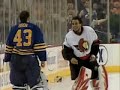 Emery vs Biron - Senators vs Sabres - NHL Goalie Fight Emery vs Biron - Senators vs Sabres - NHL Goalie Fight