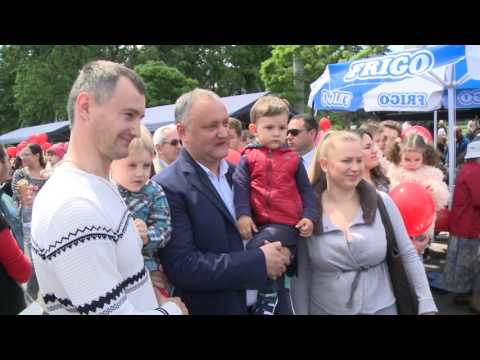 Președintele țării, Igor Dodon a participat la Festivalul Familiei