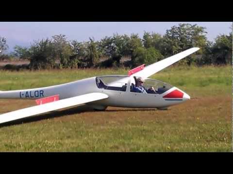 First solo flight on a twin astir glider