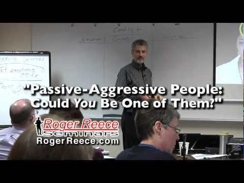 how to react to passive aggressive behavior