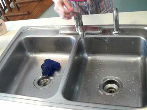 how to clean kohler stainless steel sink