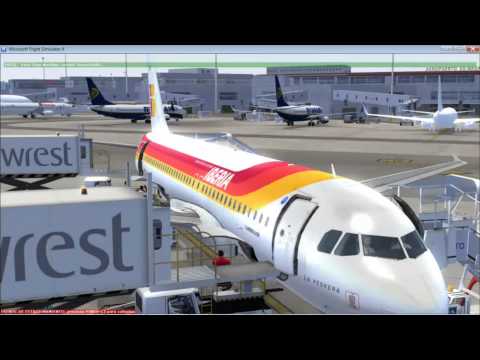 how to open the door in flight simulator x