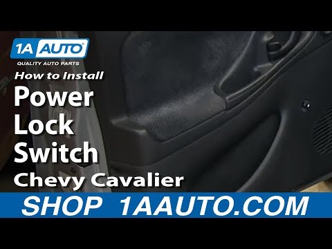 How To Install Replace Power Lock Switch 2000-05 Chevy Cavalier Pontiac Sunfire
