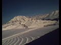 Downhill in Tignes from Grande Motte Downhill in Tignes from Grande Motte