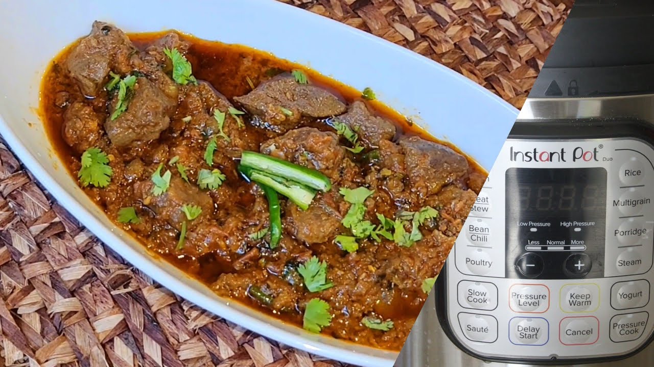 "Beef Liver Curry" in Instant Pot. Instant Pot Teacher