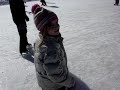 Kylie Skating on Evergreen, CO Lake - January 2007