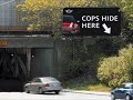 where do cops hide