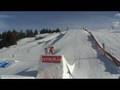 christof schenk jumps freeskier of val gardena