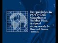 Sudoku History