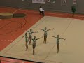 tabla de manos libres ejecutada por el conjunto infantil mabel de benicarl� en el campeonato autonomico de gimnasia r�tmica de conjuntos celebrado en torrevieja en noviembre de 2007, quedando terceras en manos libres y subcampeonas en la general.