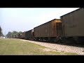 UP 6474 Leads CSX V249, Empty Coal, at Stevenson