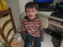 baptiste chante pour Sam