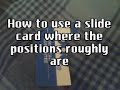 Slide Card How to