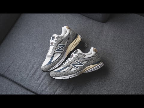 New Balance 990 V4 (Grey Day) “Marblehead / Vintage Indigo” Review