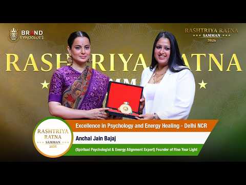 Anchal Jain Bajaj Wins Excellence in Psychology and Energy Healing - Delhi NCR at RRS 2026