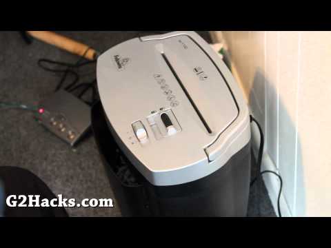 how to unclog fellowes paper shredder